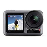 DJI Osmo Action - 4K Action Cam 12MP Digital Camera with 2 Displays 36ft Underwater Waterproof WiFi HDR Video 145 Angle, Black