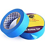 Bates- Painters Tape, 1.4 inch Paint Tape, 2 Pack of Painter Tape, Painting Tape, Masking Tape, Blue Masking Tape, Painting Supplies, Wall Safe Tape, Paint Tape, Blue Painter Tape, Tape for Drop Cloth