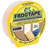 FROGTAPE 280222 Delicate Surface Painter's Tape with PaintBlock, 1.88 inch Width, Yellow