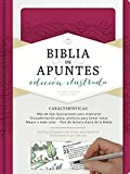 Biblia Reina Valera 1960 de Apuntes, Edicin ilustrada. Smil piel, rosado / Illustrators NoteTaking Bible RVR 1960. LeatherTouch, Pink (Spanish Edition)