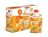 Happy Tot Organics Super Foods Stage 4, Pears, Bananas, Sweet Potatoes, Pumpkin + Super Chia, 4.22 Ounce Pouch (Pack of 16)