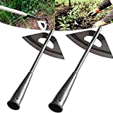 HRADHOL All-Steel Hardened Hollow Hoe,Garden Hoes for Weeding,Hollow Hoe for Gardening,Hoe Garden Tool,Garden Hoe for Backyard Weeding, Loosening, Farm Planting 2