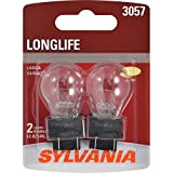 SYLVANIA - 3057 Long Life Miniature - Bulb, Ideal for Daytime Running Lights (DRL) and Back-Up/Reverse Lights (Contains 2 Bulbs)