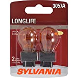 SYLVANIA - 3057A Long Life Miniature - Amber Bulb, Ideal for Park and Turn Lights (Contains 2 Bulbs)