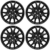 15 inch Hubcaps Best for 1997-1999 Nissan Maxima - (Set of 4) Wheel Covers 15in Hub Caps Rim Cover - Car Accessories for 15 inch Wheels - Snap On Hubcap, Auto Tire Replacement Exterior Cap - Black