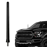 AntennaMastsRus - The Original 6 3/4 Inch Replacement Rubber Antenna Mast fits Ford F-150 (2009-2022) - USA Stainless Steel Threading - Car Wash Proof - Internal Copper Coil