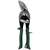 Midwest Tool and Cutlery Aviation Snip - Right Cut Offset Stainless Steel Cutting Shears with Forged Blade & KUSH'N-POWER Comfort Grips - MWT-SS6510R