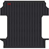 GEEVOLL Heavy Duty Rubber Truck Bed Mat for 2019-20 GMC Sierra 1500 and 2019-20 Chevrolet Silverado 1500, Custom Fit CrewCab 5.8 Ft Rubber Truck Bed Liner, Black