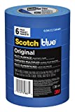 ScotchBlue Original Multi-Surface Painter's Tape, 0.94" x 60 Yd, Pack of 6 Rolls