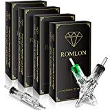 Romlon Tattoo Cartridge Needles - 80Pcs Assorted Sterilized Mixed Tattoo Needle Cartridges Round Liner Magnum 3RL 5RL 7RL 9RL 5M1 7M1 9M1 11M1 Size for Tattoo Machine Tattoo Kits Tattoo Supplies