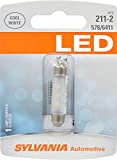 SYLVANIA -211-2 LED White Mini Bulb - Bright LED Bulb, Ideal for Interior Lighting - Map, Trunk, Cargo and License Plate (Contains 1 Bulb)