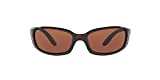 Costa Del Mar Men's Brine Polarized Oval Sunglasses, Tortoise/Copper Polarized-580P, 59 mm