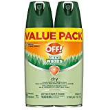 OFF! Deep Woods Insect Repellent Aerosol, Dry, Non-Greasy Formula, Bug Spray with Long Lasting Protection from Mosquitoes, 4 oz (Pack of 2)