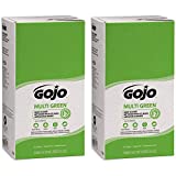 GOJO Multi Green Hand Cleaner Gel, Citrus Scent, 5000 mL Multi-Purpose Hand Cleaner Refill for GOJO PRO TDX Dispenser (Pack of 2) - 7565-02