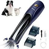 Joincee Pet Grooming Kit, Vacuum Suction 99% Pet Hair, 2 in 1 Professional Trimmer Grooming Clippers, Dog Shaver Grooming Tools with Cordless, for Cats, Dogs and Other Animals of Different Sizes