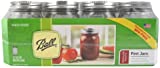 Ball Regular Mouth 16-Ounces Mason Jar with Lids and Bands (12-Units), 12-Pack, AS SHOWN