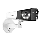 REOLINK Duo PoE, 4MP Dual Lens Outdoor Home Security IP PoE Camera, 150Viewing Angle, Human/Vehicle Detection, Motion Spotlights Color Night Vision, Two Way Talk, Up to 256GB Micro SD Card