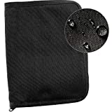 Rite In The Rain Weatherproof Cordura Fabric, 1/2" Ring Binder Cover, 6.75" x 8.875", Black Cover (No. C9200B)