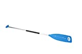 Crooked Creek 5-1/2-foot Synthetic Boat Paddle, Blue - Features a Hybrid Grip for Full Palm Support and More Natural Motion (50453)