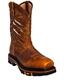 Cody James Men's Flag Western Work Boot Nano Composite Toe Brown 10.5 D(M) US