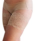 Bandelettes Original Patented Elastic Anti-Chafing Thigh Bands *Prevent Thigh Chafing* - Beige Dolce, Size E (XX-Large, 29-30")