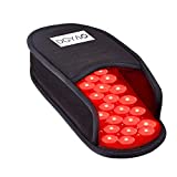HAIYUE Red Light Therapy Device Slipper with 880nm Near Infrared LED for Foot Feet Toes Instep Pain Relief at Home Use Gift for Men & Women