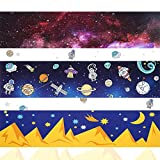 59 Feet Planet Space Bulletin Board Borders,Galaxy Classroom Borders Decoration,Outer Space Theme Border Trim for School Chalkboard