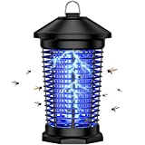 Bug Zapper Outdoor, Mosquito Zapper, 4000V Electric Bug Zapper Indoor, Waterproof Mosquito Killer, 18W Light Bed Bug Killer, Gnat Fruit Fly Mosquito Trap for Patio Backyard Garage Home (6 feet)