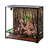 REPTI ZOO Tempered Glass Large Reptile Terrarium 100 Gallon, Vertical Reptile Tank 36" x 18"x 36", Wide & Tall Chameleon Cage with Top Screen Ventilation (Knock-Down)