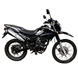 X-Pro Hawk 250 Dirt Bike Motorcycle Bike Dirt Bike Enduro Street Bike Motorcycle Bike(Black)