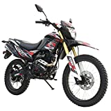 X-Pro Hawk DLX 250 EFI Fuel Injection 250cc Endure Dirt Bike Motorcycle Bike Hawk Deluxe Dirt Bike Street Bike Motorcycle,Red