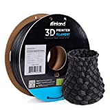 Inland PLA 3D Printer Filament 1.75mm - Dimensional Accuracy +/- 0.03mm - 1kg Cardboard Spool (2.2 lbs)  Fits Most FDM/FFF Printers  Odor Free, Clog Free Filaments - Black