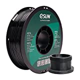 eSUN 3D 1.75mm PETG Black Filament 1kg (2.2lb), PETG 3D Printer Filament, Dimensional Accuracy +/- 0.03 mm, 1.75mm Solid Opaque Black