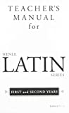 Teacher's Manual for Henle Latin Series: First and Second Years