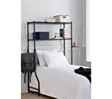 Over The Bed Shelf Supreme - Suprima Adjustable Shelving - Black
