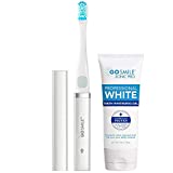 Go Smile On The Go Smart Sonic Blue Light Technology Toothbrush Teeth Whitening Kit (GS494W)