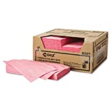 Chicopee CHI 8507 Chix 24" Length, 11.5" Width, Pink Diamond Pattern Wet Wipe, White/Pink