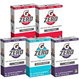 Gatorade G Zero Powder, Fruit Punch Variety Pack, 0.10oz Individual Packets (50 Pack)