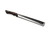 Barebones Japanese NATA Tool - Machete Perfect for Chopping, Splitting & Cutting - Stainless Steel Hunting Machete - Hardwood Walnut Handle - Stainless Steel Blade - (Updated Version)