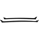 Side Skirts Compatible with 2012-2015 Honda Civic, MD Style Black PP Sideskirt Rocker Moulding Air Dam Chin Diffuser Bumper Lip Splitter by IKON MOTORSPORTS