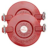 2 1/2" Plastic Breakable Fire Department Connection (FDC) Cap for Sprinkler and Standpipe Connections (2 Pack)