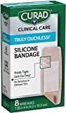 Curad Truly Ouchless Extra Large Silicone Bandages, Flexible Fabric, 8 count