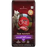 Purina ONE High Protein, Natural Dry Dog Food, True Instinct With Real Beef & Bison - 36 lb. Bag