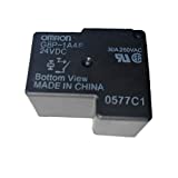 G8P-1A4P-24VDC Fully-Sealed PCB Relay 30A 250VAC for PC Board or Panel-Mounted (Black)