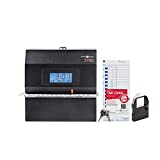 Pyramid 3700 Heavy-Duty Time Clock & Document Stamp, Black