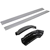 HECASA Rocker Panel And Cab Corners Compatible with 1999-2007 Chevy Silverado GMC Sierra Lower Slip-On Steel Replacement For 0856-001 0856-002 0856-115 0856-116 4 Door Extended Cab 2 Packages