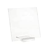 russell+hazel Acrylic Memo Tablet, Dry Erase Board and Marker, Clear 12 x 6 x 11.5 (31384)