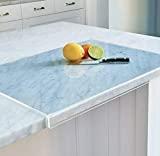 Clear Cutting Board for Kitchen with Lip with Non Slip 24" Wide x 18" Long AZM Displays