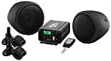 BOSS Audio Systems MCBK520B Motorcycle Speaker and Amplifier Sound System - Bluetooth, Weatherproof, 3 inch Speakers,