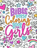 Bible Verse Coloring Book for Girls: 35 Color Pages of Lettering Art of Inspirational & Motivational Scripture with Mindful Patterns for Ages 9-13